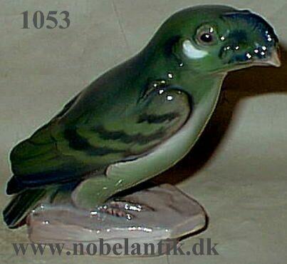 Afrikansk klippeh�ne, - H. 12.0 cm. - 1250.-