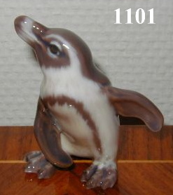 Pingvin, - H. 7.2 cm. - 950.-