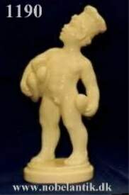 Bagerdreng, - H. 13.5 cm. - 650.-